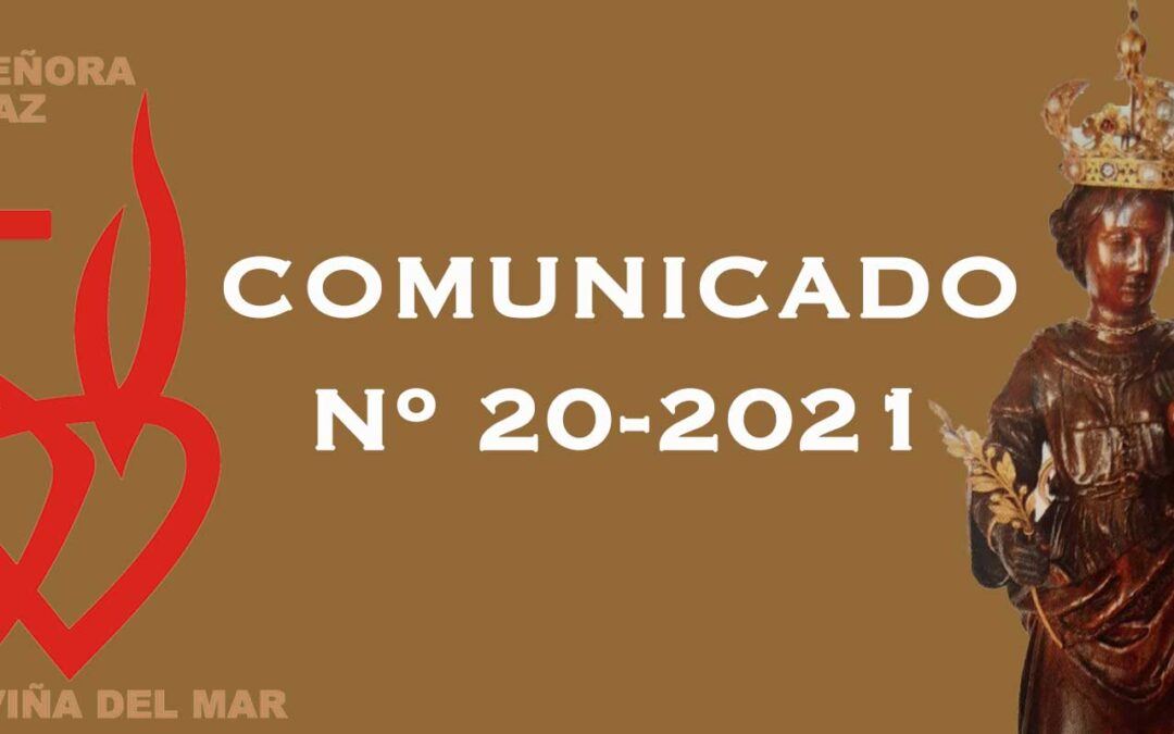 COMUNICADO 20-DIRECCIÓN